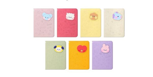 Porta pasaporte minini BT21